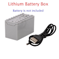 Miniatyrbilde 2 av 4: Tekniske deler Servo Motor Batteriboks IR Infrarød Fjernkontroll Mottaker PF Modell Kompatibel med eds Block Bricks db Lithium Battery Box