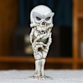 Miniatyrbillede 2 af 5: Halloween Retro Skalle Spejl Hjem Soveværelse Badeværelse Dekoration Ornament