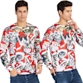 Miniatyrbillede 3 af 7: 3D-printet grim julesweater, grim julesweater XL blå blue blue L