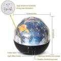 Miniatyrbillede 4 af 4: Nattlys Projektor - 360 Graders Roterende Planet Univers Projektionslampe