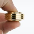 Miniatyrbillede 1 af 5: Gyroskop Tandhjul, Rustfrit Stål Finger Legetøj Gyroskop Tandhjul Dekompression Kæde Forgyldt