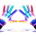 Miniatyrbillede 4 af 5: LED Finger Handsker, Fingerlys Handsker, Legetøj til Børn og Piger, Lysende Handsker til Halloween, Jul og Fest
