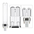 Miniatyrbillede 4 af 4: ®RisingFF 2 stk 9W G23 UV-lamper Renere Germicid Ultraviolet Udskiftningsbase Akvarium Sterilisator