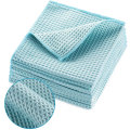 Miniatyrbilde 1 av 5: Vevde håndklær, 30x30cm Mikrofiber Waffle Vevde Tørkehåndklær For Bilinteriør, Hjemmekjøkken, Universelle Striefrie Mikrofiber Rengjøringskluter (5stk Li