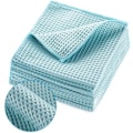 Miniatyrbillede 1 af 5: Vævede Håndklæder, 30x30cm Mikrofiber Waffle Vævede Tørrehåndklæder Til Bilinteriør, Køkken Hjem, Universelle Stribefri Mikrofiber Rengøringsklude (5stk Li