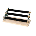 Miniatyrbillede 1 af 5: Træ Smykke Display Stativ Ring Holder T-bar Display Armbånd-c