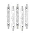 5-pack R7s 118mm 300W 230V, R7s Halogen Linear Light Source, Dimmable Halogen Lamp for Construction Work_MGF 300W 300W