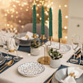 Miniatyrbild 2 av 4: Flameless Taper Candles with Remote and Timer, LED Real Wax