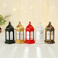 Miniatyrbilde 3 av 5: Vindlykt Ramadan Måne Stjerne Slott Lykt Ornament Kirkefest Bryllup Dekorasjon Gaveforsyninger Bronse