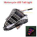 Miniatyrbillede 2 af 5: Kompatibel med Yzf-r15 Yzf R15 2013-2016 Motorcykel Led Køre Blinkende Lys Baglygte Brems Blinklys