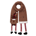Miniatyrbillede 1 af 5: Elk Blød Kashmir-Tekstureret Halstørklæde Buffalo Plaid Langt Halstørklæde Unisex Sjal Til Julepynt Julegave