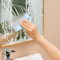 Miniatyrbillede 2 af 5: Blå 2 stk Lille Badeværelsesspejl Squeegee, Køkkenbord Squeegee, Viser Skraber Rengøringsværktøj til Ne