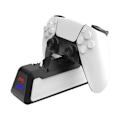 Miniatyrbillede 5 af 5: Bærbar dobbeltport hurtigoplader med indikatorlys til PS5-controller, der hjælper dig med at spare tid og have mere sjov