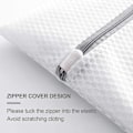 Miniatyrbilde 3 av 5: 2 XX-Store Honeycomb Delicatesposer for Vaskemaskin, 24 x 24 Tommer Lingeriposer for Vask, Reiseoppbevaring Organiseringspose for Bomulls Klær