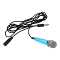 Miniatyrbillede 1 af 2: Mini Karaoke Kondensatormikrofon Til Telefon Computer Mini MikrofonBlå