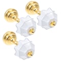 Miniatyrbillede 2 af 5: 3 stk. Miniature Bordlampe Ornamenter Mini Hus Bordlampe Modeller Falsk Lys Dekorationer 4X2CM