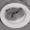 Miniatyrbillede 4 af 5: Servietringe, 12 stk. Guld Servietringe, Servietringholdere Til Spisning
