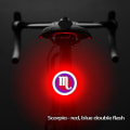 Miniatyrbilde 4 av 5: Sykkelbaklys med flere lysmoduser, USB-lading, LED-lys C