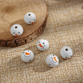 Miniatyrbild 5 av 5: Snögubbe-pärlor 16mm/0.63\" 20mm/0.79\" Träpärlor Julpynt