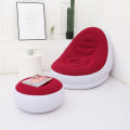 Miniatyrbillede 4 af 5: Oppustelig Sofa Polyester oppustelig camping sofa, foldbare liggestole, luftmadrasser Para Estrenar