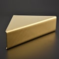Miniatyrbillede 2 af 5: Guld Rustfrit Stål Serviet Holder, Moderne Trekant Cocktail Serviet Dispenser Organizer til Køkkenbordplader, Spiseborde
