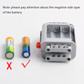 Miniatyrbilde 3 av 4: Tekniske deler servomotor batteriboks IR infrarød fjernkontroll mottaker PF modell kompatibel med eds blokk tegl db AAA Battery Case