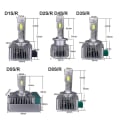 Miniatyrbillede 4 af 5: D3s Led Forlygte Hid D3s/r Bil Pære Led 8000lm Csp Chip 6000k Hvid