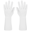 Miniatyrbillede 1 af 2: 2 stk. Mannequin Hånd Ring Display Stativ Hånd Display Ringe Smykker Display Stativ Holder Ring Finger Smykker Holder Hvid 6.5X12X28CM