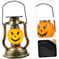 Miniatyrbillede 4 af 5: 1 stk Halloween Jack-o-Lantern Lysende Jack o Lantern Lysende Lanterner Halloween Græskar Bordlampe LED Solcellelys Udendørs