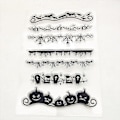 Miniatyrbilde 3 av 5: Gjennomsiktige Halloween-stempler for barn - kortlaging, DIY-skrapbooking, kunst, preging