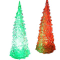 Miniatyrbilde 5 av 5: Nyhet Klar Led Blinkende Juletre Bordlampe Dekorasjon (transparent 1 stk)