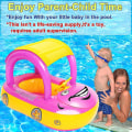 Miniatyrbillede 4 af 5: Baby Oppustelig Pool Flydelegeme Med Baldakin Lilla