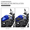 Pikkukuva 3 / 5: Uusi Yamaha Mt-09 Mt09 2021 2022 Sivusäiliön Suojukset Säiliön Suojukset Tarrat Tarrasetti Kaasun Polviote Pitosuojat A