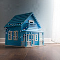 Miniatyrbillede 4 af 5: Julekrybbe Tilbehør Miniature Legetøj Miniaturehus Lysstreng Lysmodel Farverig 200X0.5CM