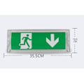Miniatyrbilde 3 av 5: Autonomt sikkerhetslysblokk 3 timer belysning IP65 200Lm 6500K 27LED