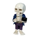 Miniatyrbillede 1 af 5: Halloween Skelet-Dukke Ornament Hjem Kontor Harpiks Håndværk Opret Dekoration Gave OrnamentC