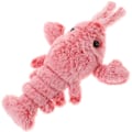 Miniatyrbild 1 av 2: Plush Katt Leksaker Plysch Hummer Leksak Katt Fisk Leksak Kattunge Underhållande Leksak Katt Kattmynta Leksaker Rosa 35X21CM