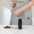 Miniatyrbilde 3 av 5: Manuell Kaffeekvern, Hånddrevet Kaffebeankvern med CNC Rustfritt Stål Konisk Kvern, Numerisk Justerbar Fininnstilling