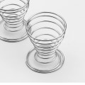 Miniatyrbilde 5 av 5: 4 stk. Eggkoppholder i rustfritt stål, fjærtråd eggkopp, eggkopp i rustfritt stål, eggkoppholder, moderne eggkoppholder