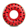 Miniatyrbillede 1 af 4: Vandmelon Pool Float, Oppustelig Gummi Ride for Børn og Voksne, Svømmehjælp, 120 Vandmelon Oppustelig Svømmering