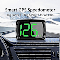 Miniatyrbild 2 av 4: Senaste GPS HUD Digital Hastighetsmätare Plug & Play Alla Bilar Stor Font Km/h Mph Biltillbehör [DB]