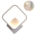 Miniatyrbillede 2 af 5: Væglampe Indendørs Led Kvadratisk Væg Spotlight 12w Til Stue Soveværelse Gang Trappegang Sengelampe Soveværelse Dekoration Hvid Stil 1 White Style 1