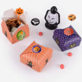 Miniatyrbilde 4 av 5: 500 stk Halloween Gaveeske Emballasje Etikett Klistremerker for Online Boutique Emballasje 1 tomme