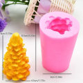 Miniatyrbillede 4 af 5: Lysdekoration Juletræ Form Værktøjer 3d Juletræ Form Silikon Fudge Form 3d Duftlys Form Diy Silikon Form Til Juletræ