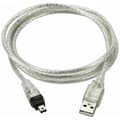 USB-han til Firewire IEEE 1394 4-pin han iLink-adapterkabel til Sony DCR-TRV75E DV