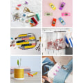 Miniatyrbild 4 av 5: Syklämmor för tyg - Quiltklämmor – Flerfunktions Plast Syklämmor för Sy, Quiltning, Virkning, Stickning Flerfärgad Set med 100