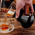 Miniatyrbillede 3 af 5: Glaskaffebrygger - Manuel filterkaffebrygger - Med filter i rustfrit stål - 200 ml