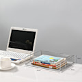Miniatyrbilde 2 av 5: Brevskuffer 2 stk/Stable Metallnett Skuff/Multifunksjonell Organizer/Mappeskuff for Kontor