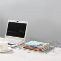 Miniatyrbillede 2 af 5: Brevbakker 2 stk./Stable Metal Mesh Skrivebordsbeholder/Multifunktionel Organizer/Filmappe til Kontor