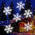 Miniatyrbilde 1 av 5: Julelys LED-projeksjonslampe Juleriss projeksjonslys Julelys